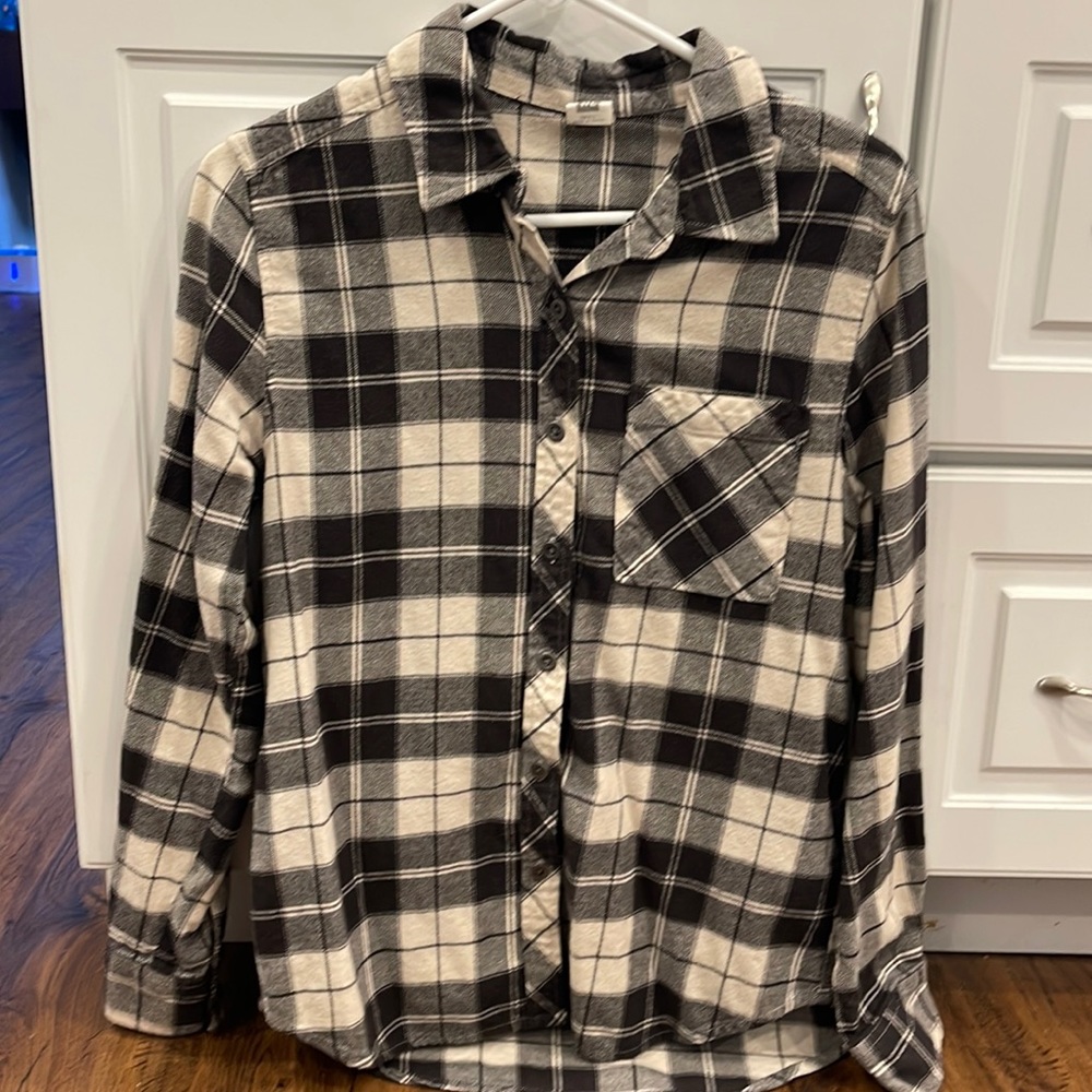 Me to we plaid button down size small